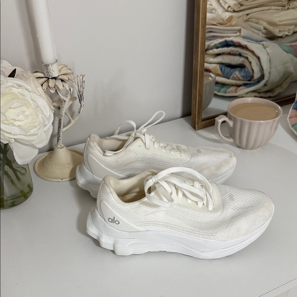ALO Yoga White Athletic Shoes